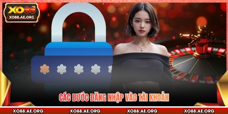 Các bước đăng nhập vào tài khoản